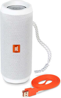 Акустическая система JBL Flip 4, White [JBLFLIP4WHT]