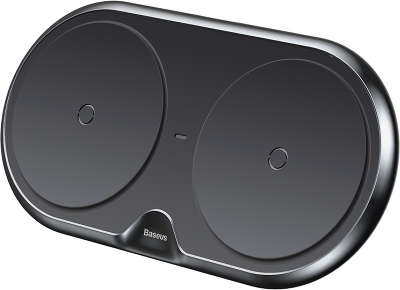 Беспроводное зарядное устройство Baseus Dual Wireless Charger, Black [WXXHJ-A01]