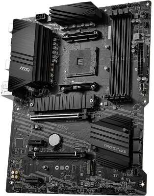 Материнская плата MSI B550-A PRO B550, AM4, 4*DDR4, 2*PCIEx16, 2*PCIEx1, 2*M.2, 2*TypeC, 1*USB3.2Gen2, 4*USB3.2Gen1, 8*USB2.0, 6*SATA3.0, 1G, DP, HDMI, ATX, RTL