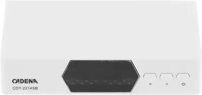 Ресивер DVB-T2 Cadena CDT-2214SB белый