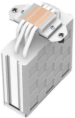 Вентилятор Deepcool AK400 WH (White, Height 155mm, 6mm x 4pcs, Fan 120mm, 500;1850RPM ±10%, < 29 dB(A), 4-pin PWM, TDP 220W, Al+Cu, Screw, Socket AMD AM5/AM4, Intel LGA1700/1200/115x) (R-AK400-WHNNMN-G-1) {18} (727422)