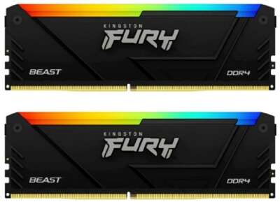 Kingston DDR4 2x8GB 3600MHz KF436C17BB2AK2/16 Fury Beast RGB RTL Gaming PC4-28800 CL17 DIMM 
