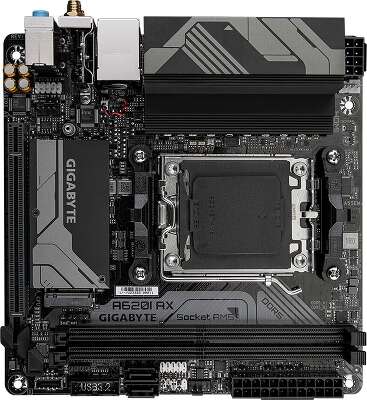 Материнская плата mini-ITX LGAAM5 GIGABYTE A620I AX