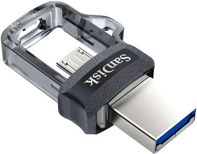 Модуль памяти USB3.0 Sandisk Ultra Dual m3.0 128 Гб [SDDD3-128G-G46] OTG + microUSB