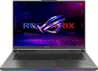 Ноутбук Asus ROG Strix G18 G814JIR-N6048 Core i9 14900HX 16Gb SSD1Tb NVIDIA GeForce RTX4070 8Gb 18" IPS WQXGA (2560x1600) без ОС grey WiFi BT Cam (90NR0ID6-M002E0)