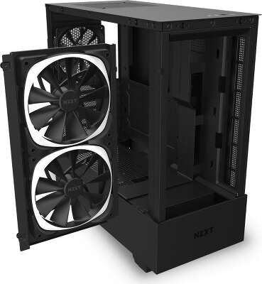 Корпус NZXT H510 Elite Black, черный, ATX, Без БП (CA-H510E-B1)
