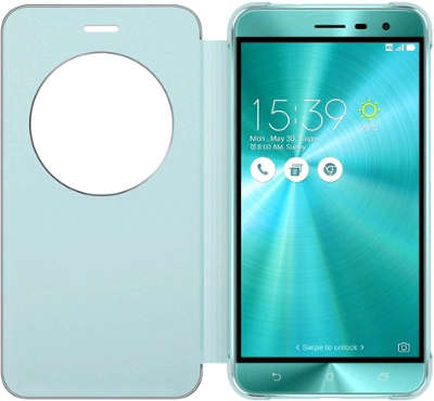 Чехол-книжка ASUS для Asus ZenFone ZE520KL View Flip Cover, голубой (90AC01D0-BCV012)