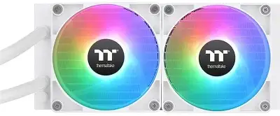 Система водяного охлаждения Thermaltake TH240 V2 Ultra Snow ARGB Soc-AM5/AM4/1200/1700/1851 белый 4-pin 25.8dB Al+Cu LCD Ret (CL-W404-PL12SW-A)