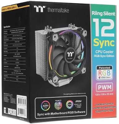 Кулер для процессора Thermaltake Riing Silent 12 RGB Sync Edition
