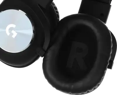 Наушники с микрофоном Logitech G Pro X черный 2м мониторные оголовье (981-000819)