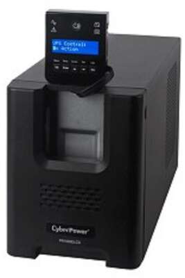 ИБП CyberPower PR1000ELCD {Line-Interactive, Tower, 1000VA/900W USB/RS-232/EPO/SNMPslot (8 IEC С13), 12В/12 Ач х 2}