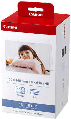 Картридж + бумага Canon KP-108IN (100х148мм, 108л)