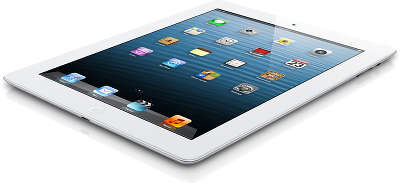 Планшетный компьютер Apple iPad 4 [MD526RS/TU/A] 32GB Wi-Fi + Cellular White