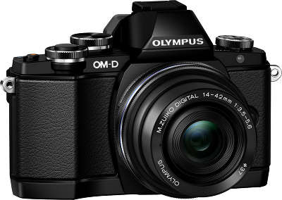 Цифровая фотокамера Olympus OM-D E-M10 Black Kit (M.Zuiko 14-42 мм)