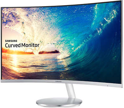 Монитор 27" Samsung SyncMaster C27F591FDI CURVED белый VA