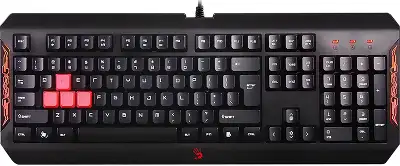 Клавиатура A4Tech Bloody Q100 черный USB Multimedia for gamer (Q100 USB)