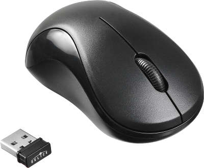 Мышь беспроводная USB Oklick 605SW 1200 dpi, чёрная