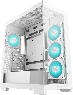 Корпус Deepcool CG580 4F WH белый без БП ATX 6x120mm 3x140mm 2xUSB3.0 audio bott PSU