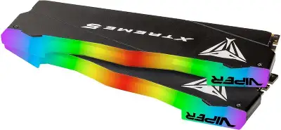Набор памяти DDR5 DIMM 2x16Gb DDR7800 Patriot Memory Viper XTREME RGB (PVXR532G78C38K)