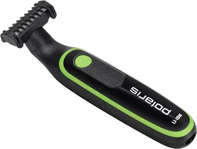 Триммер Polaris PHC 0303RB черный/зеленый 240Вт (насадок в компл:3шт)