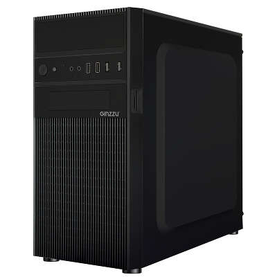 Корпус Ginzzu D250 Window, без БП