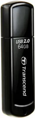Флеш Диск Transcend 64Gb Jetflash 350 TS64GJF350 USB2.0 черный