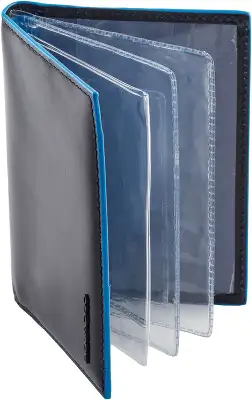 Обложка для документов Piquadro Blue Square PP5256B2/N черный натур.кожа