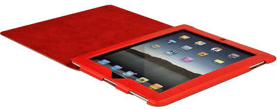 Кожаный чехол BeyzaCases Executive II Case для iPad 2/3/4, красный [BZ19939]