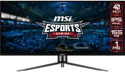 Монитор MSI 40'' MAG401QR, 21:9, IPS, UWQHD, 4ms, 400cd, 155Hz, HDMI, DP, USB, USB-C, HAS