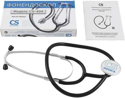 Стетоскоп механический CS Medica CS-404 голов.:односторонняя черный