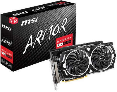 Видеокарта MSI AMD Radeon RX 590 Armor 8Gb DDR5 PCI-E DVI, 2HDMI, 2DP