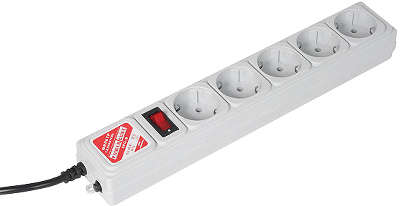 Фильтр питания Power Cube B 5.0м серый