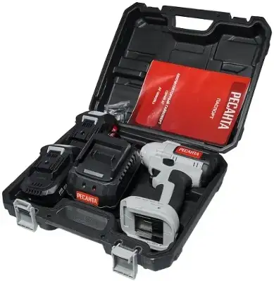 Гайковерт Ресанта АГ-300/20Li аккум. патрон:квад.1/2" (кейс в комплекте) (75/24/3)