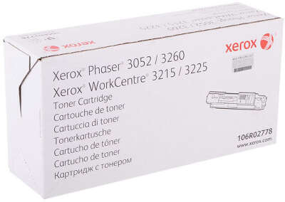 Тонер-картридж Phaser 3052/3260/WC3215/3225, 3К  (O) 106R02778