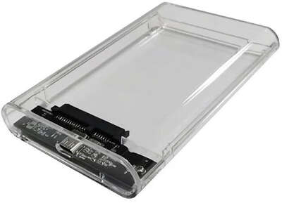 Внешний корпус для HDD/SSD AgeStar 3UB2P6C SATA III USB3.0 пластик прозрачный 2.5