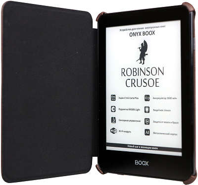 Электронная книга 6" ONYX Boox ROBINSON CRUSOE, WiFi, чёрная (влагозащищенная)