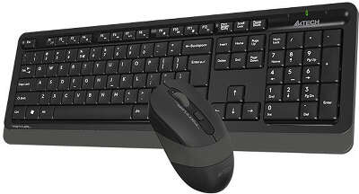 Клавиатура + мышь A4Tech Fstyler FG1010 клав:черный/серый мышь:черный/серый USB беспроводная Multime FG1010 GREY