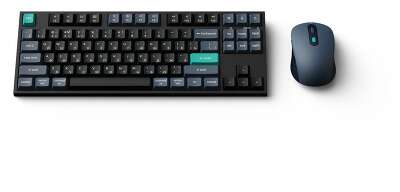 Беспроводной комплект Keychron B33 + BM25 Combo - классическая TKL (80%) ножничная клавиатура B33 и мышь BM25, 3 типа подключения, оба устройства используют один беспроводной адаптер.