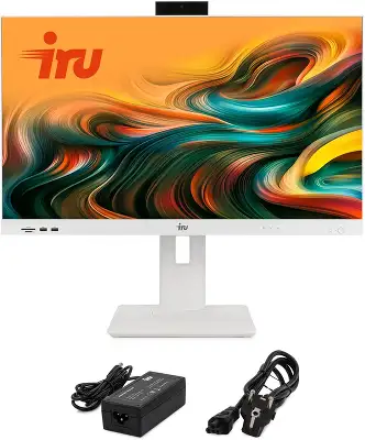 Моноблок IRU Strato 27" QHD i5 1235U (1.3) 16Gb SSD512Gb Iris Xe CR Windows 11 Pro GbitEth WiFi BT 65W Cam белый 2560x1440