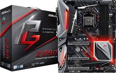 Материнская плата ATX LGA1151v2 ASRock Z390 Phantom Gaming 6