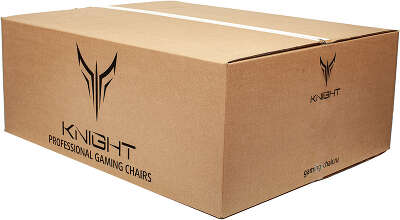 Кресло игровое Knight Outrider черный Light-20 с подголов. крестов. металл