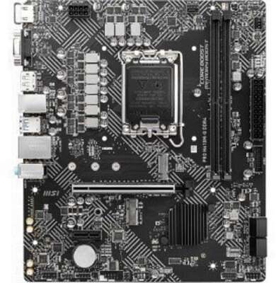 MSI PRO H610M-G DDR4 {Intel H610 LGA1700 2xDDR4-3200 1xPCIex16 4xSATA 1xM.2 HDMI VGA DP / mATX}