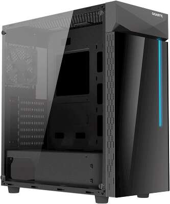 Корпус Gigabyte C200 Glass MidTower, ATX, USB3.0 x2, Audio I/O, Black, TG (551247)