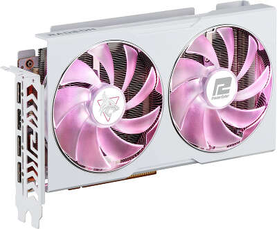 Видеокарта PowerColor AMD Radeon RX 6650 XT Hellhound Sakura ОС 8Gb DDR6 PCI-E HDMI, 3DP