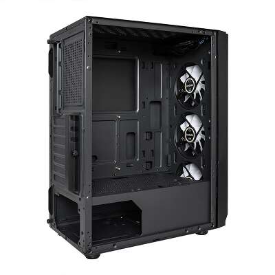 Корпус ExeGate EVO-5001, черный, ATX, Без БП (EX289018RUS)