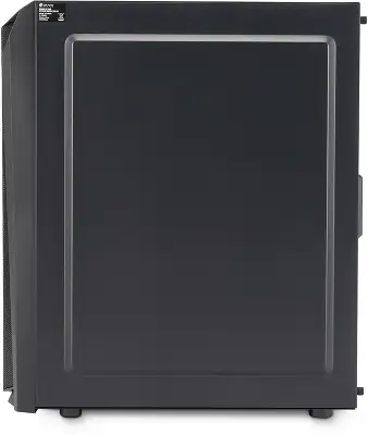 Корпус Оклик OCC-MD302 черный без БП ATX 6x120mm 2xUSB2.0 1xUSB3.0 audio bott PSU