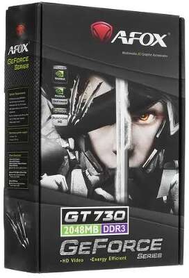 Видеокарта AFOX NVIDIA nVidia GeForce GT730 LP 2Gb DDR3 PCI-E VGA, DVI, HDMI