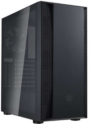 Корпус SilverStone FARA B1 V2, черный, ATX, Без БП (SST-FAB1B-G-V2)