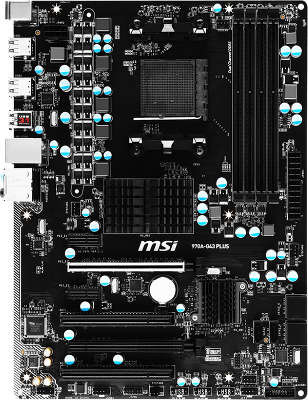 Мат. плата MSI 970A-G43 PLUS