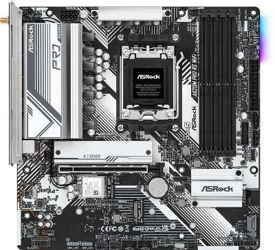Материнская плата mATX LGAAM5 ASRock A620M PRO RS WIFI